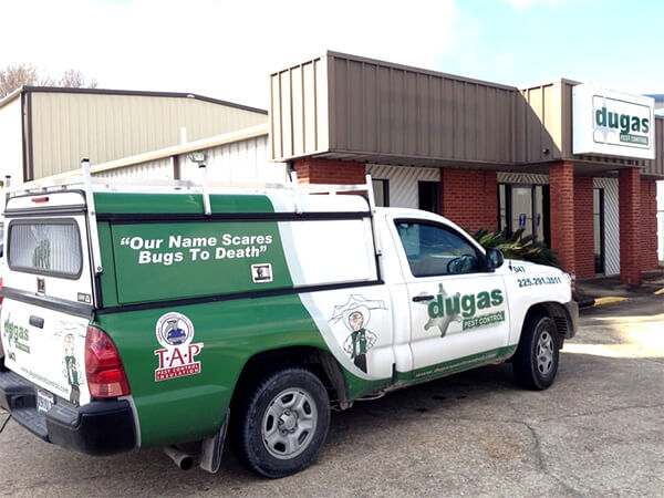Dugas Pest Control -- your local exterminators in Baton Rouge and Acadiana LA area.