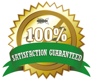 Dugas Pest Conrol satisfaction guaranteed badge