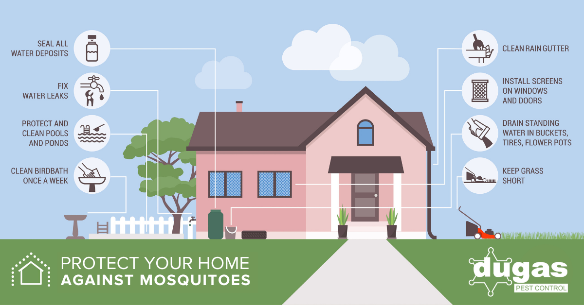 How to protect your home from mosquitoes in Baton Rouge - Dugas Pest Control