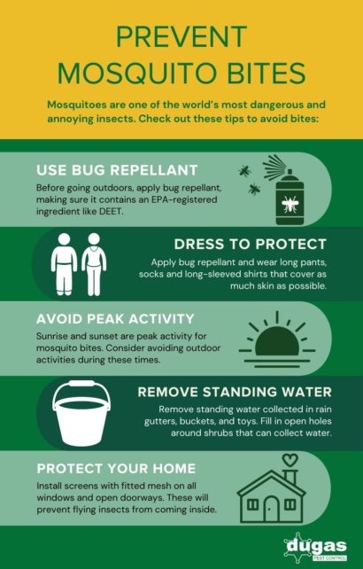 How to prevent mosquito bites in Baton Rouge LA - Dugas Pest Control
